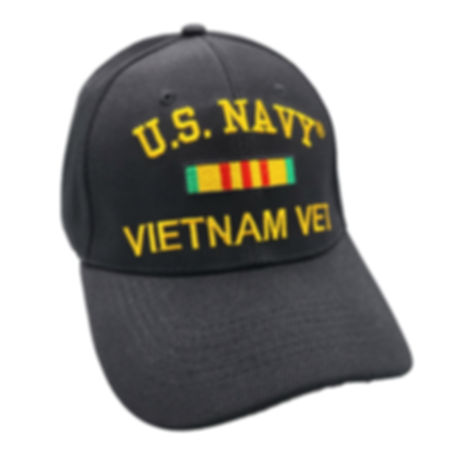 U.S. Navy Vietnam Vet Cap - Black