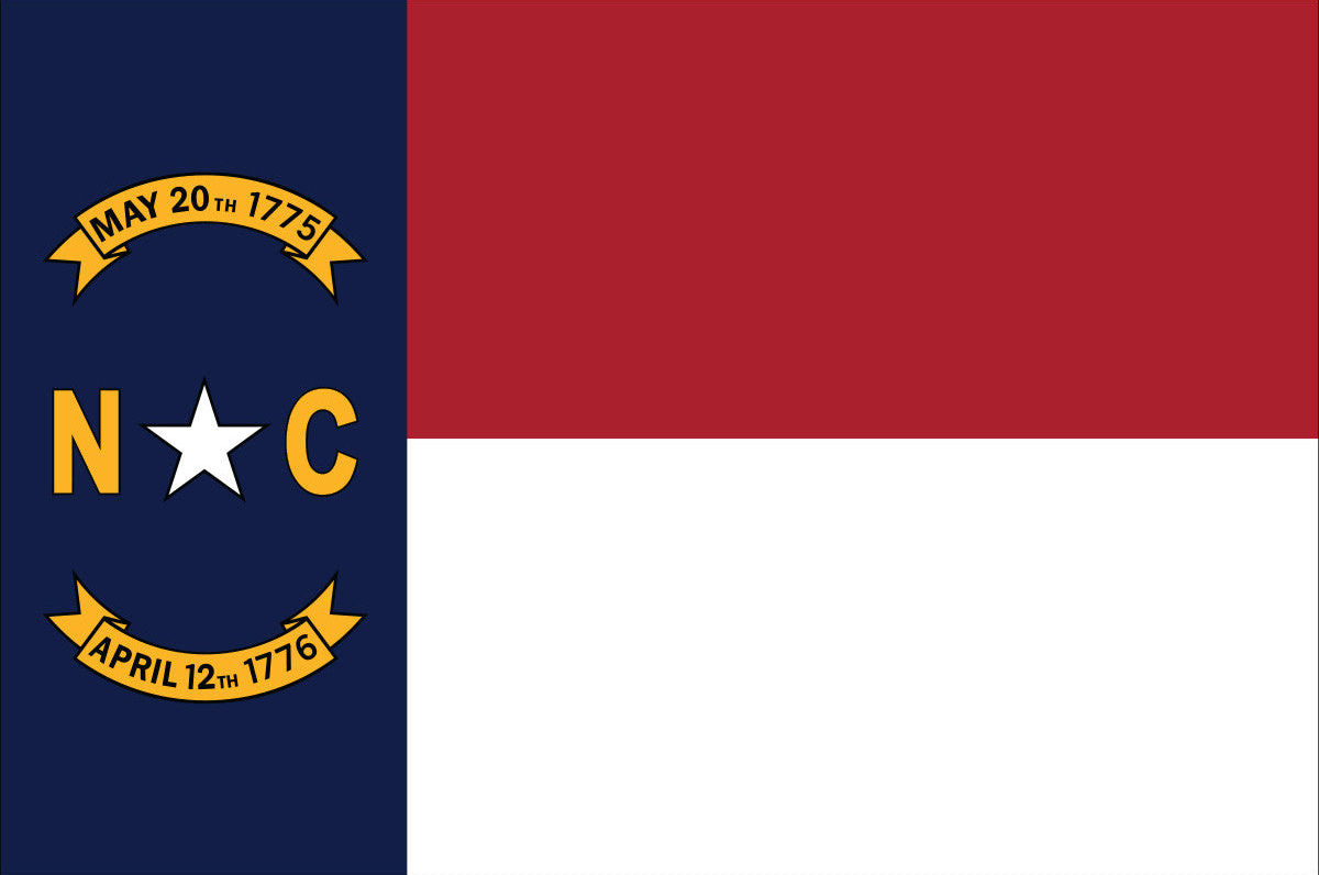 North Carolina 3x5' Polyester Flag