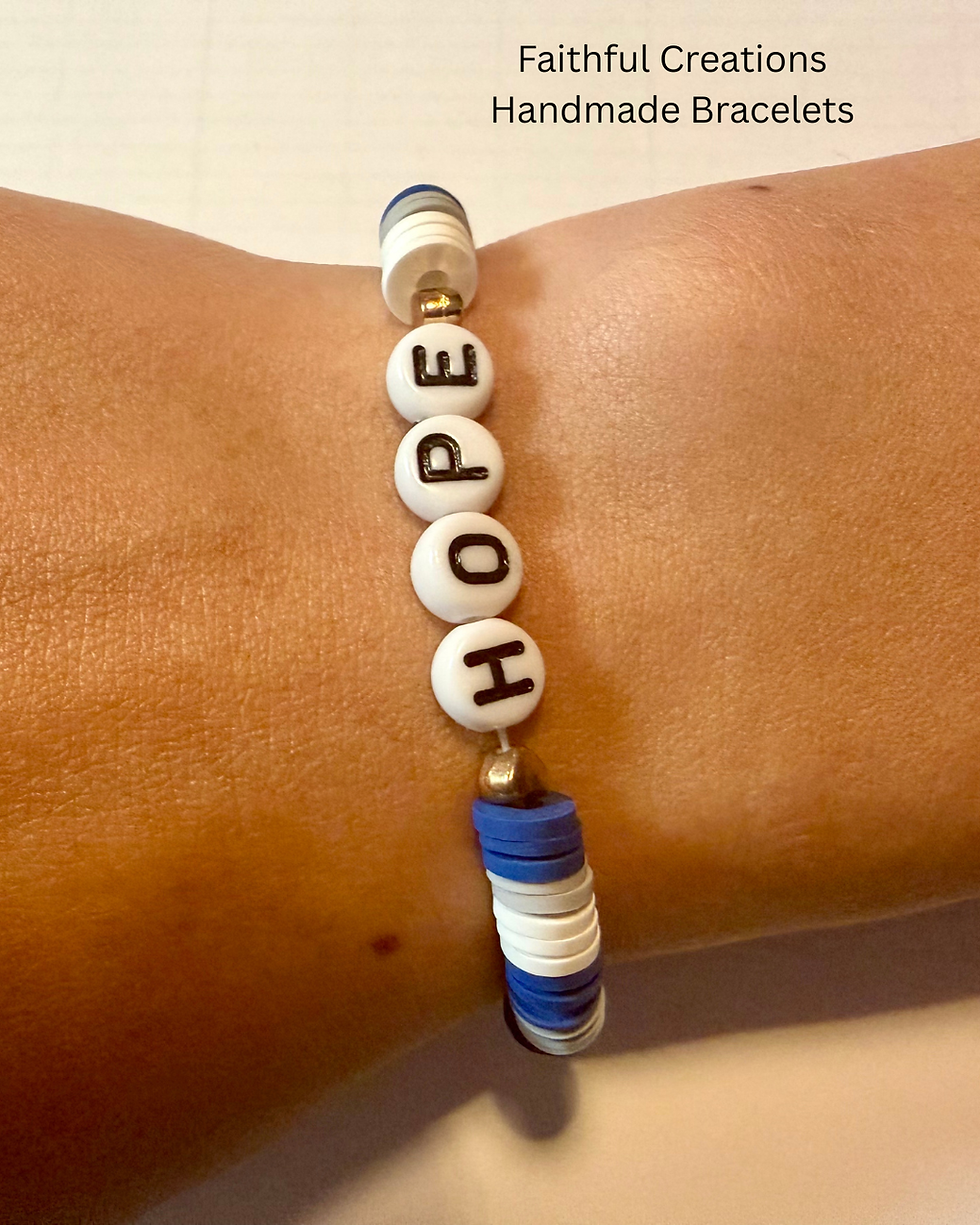 Thumbnail: Faith, Hope, & Love Bracelets