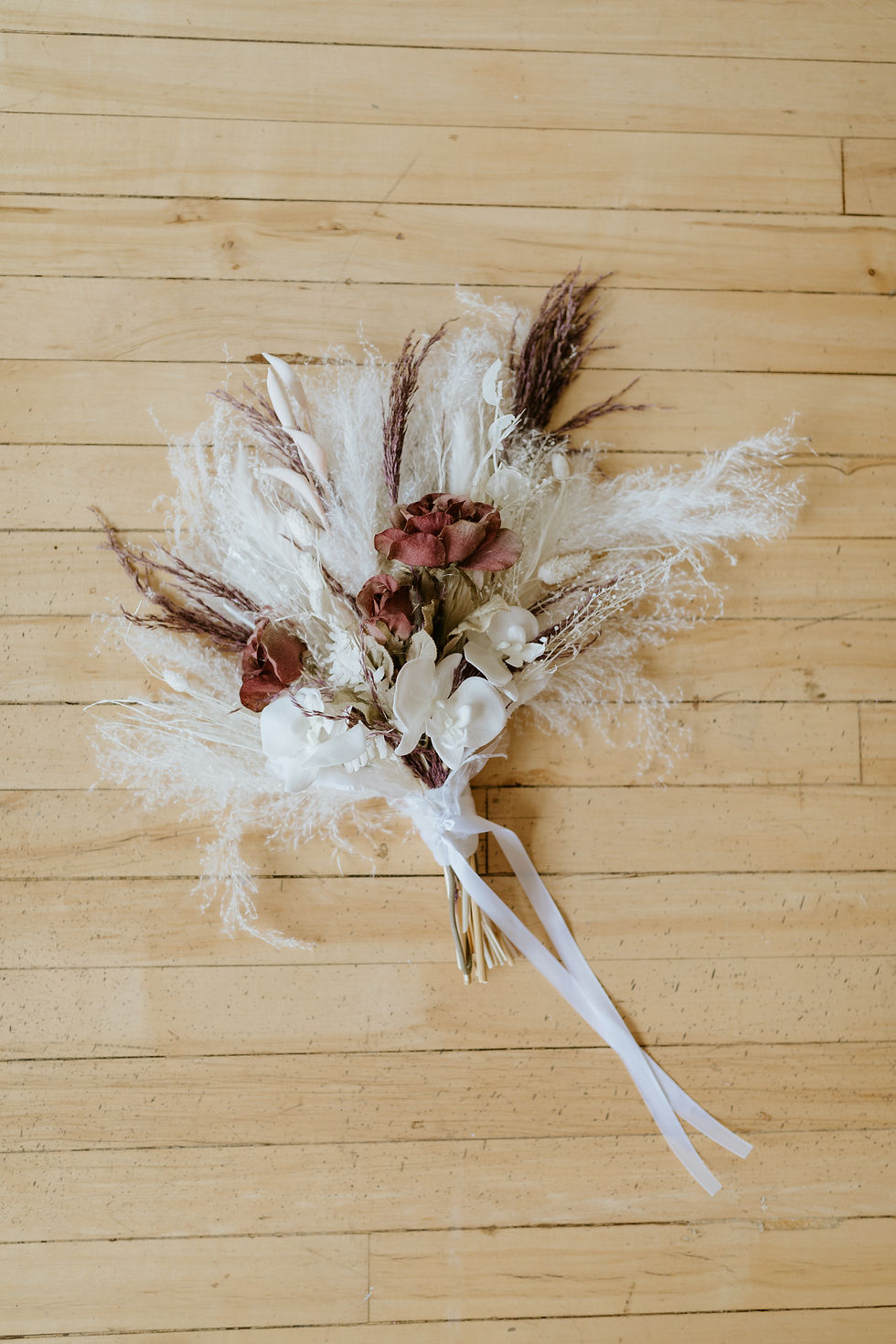 Dried pampas bouqet