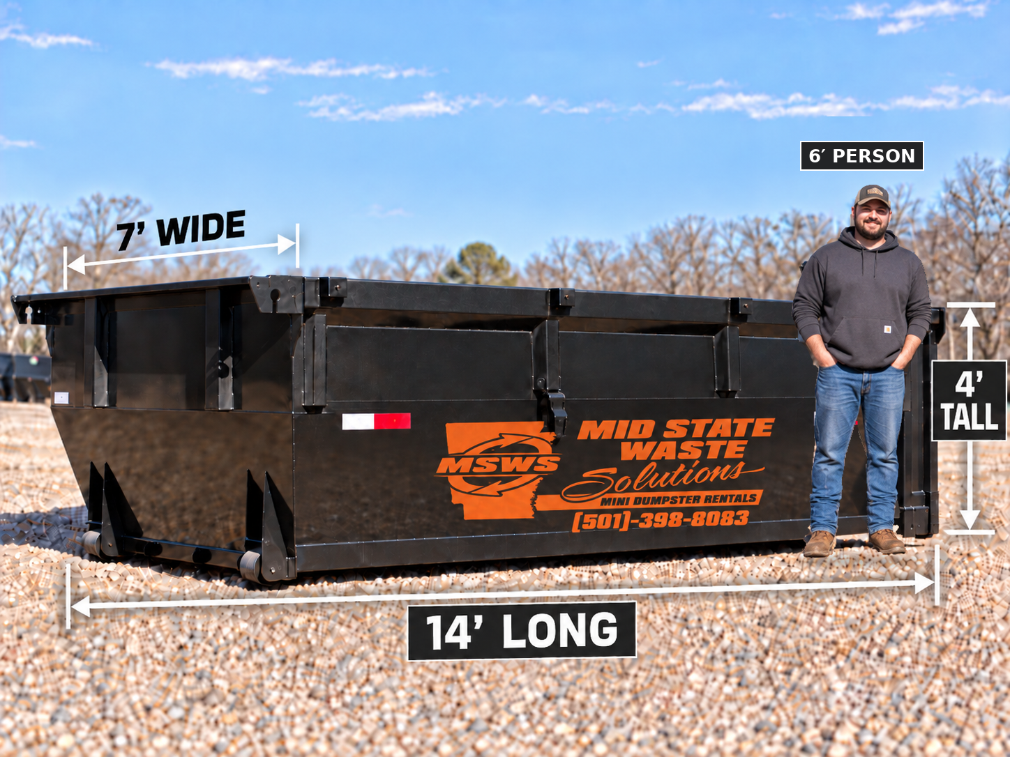 15 Yard Dumpster — Mid State Waste Solutions