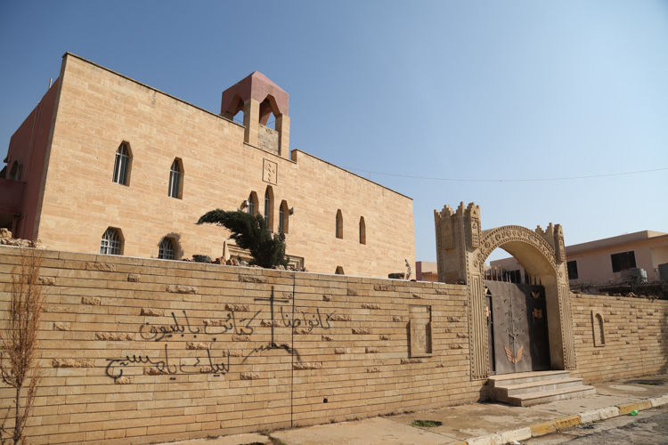 The Christians from Babylon were here. Praise Jesus!