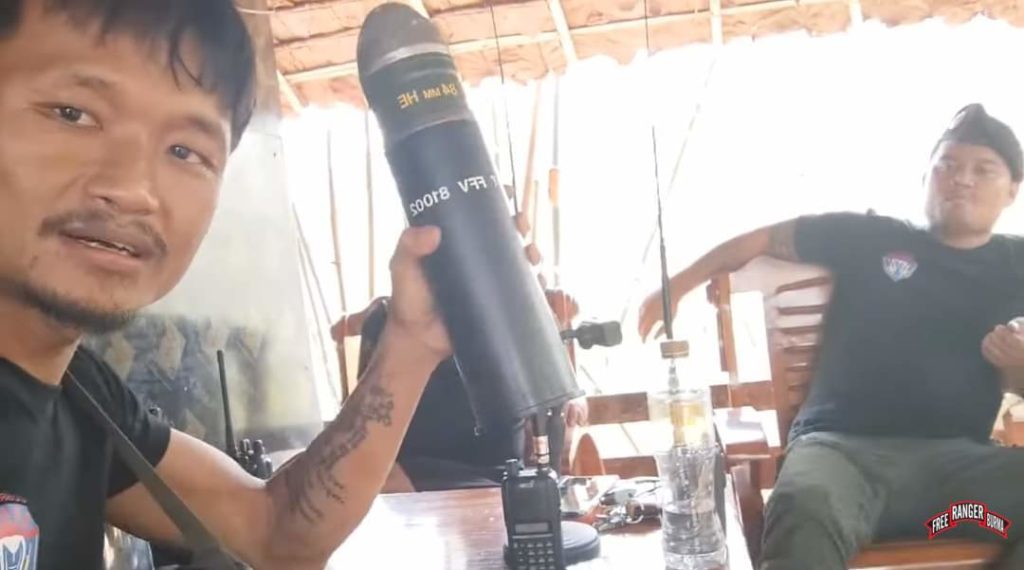 An illegally imported MA14-84mm by the Burma Army.