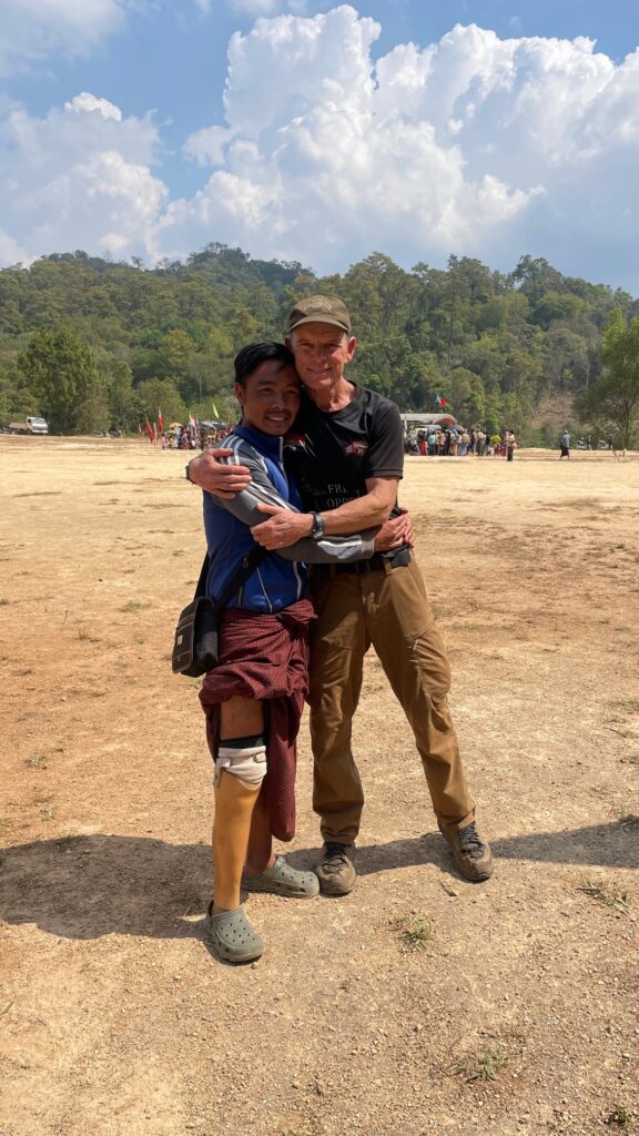 Francis and Dave reunited.