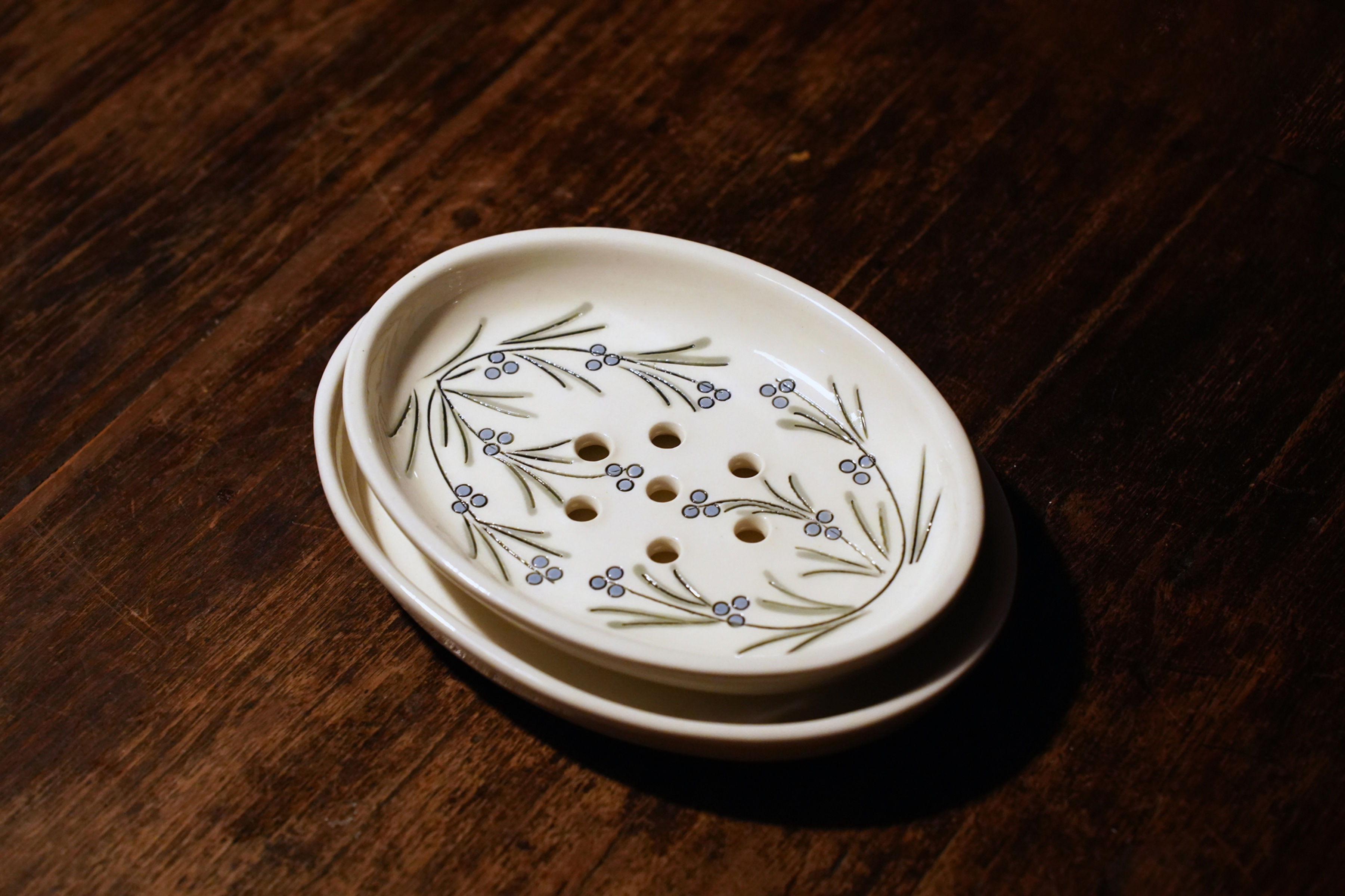 Mýdelník bílý + podtácek