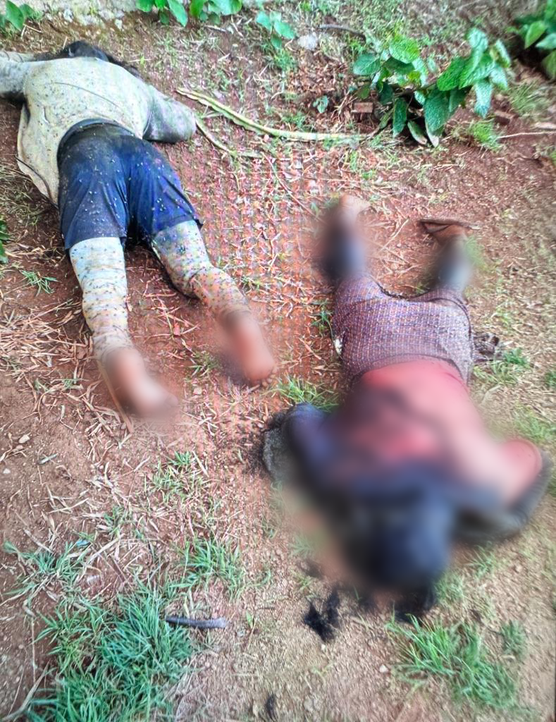 10 June 2023: Two of the dead villagers found in Moebya, southern Shan State, Burma.