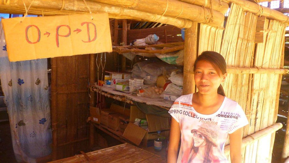 Kachin nurse at IDP clinic