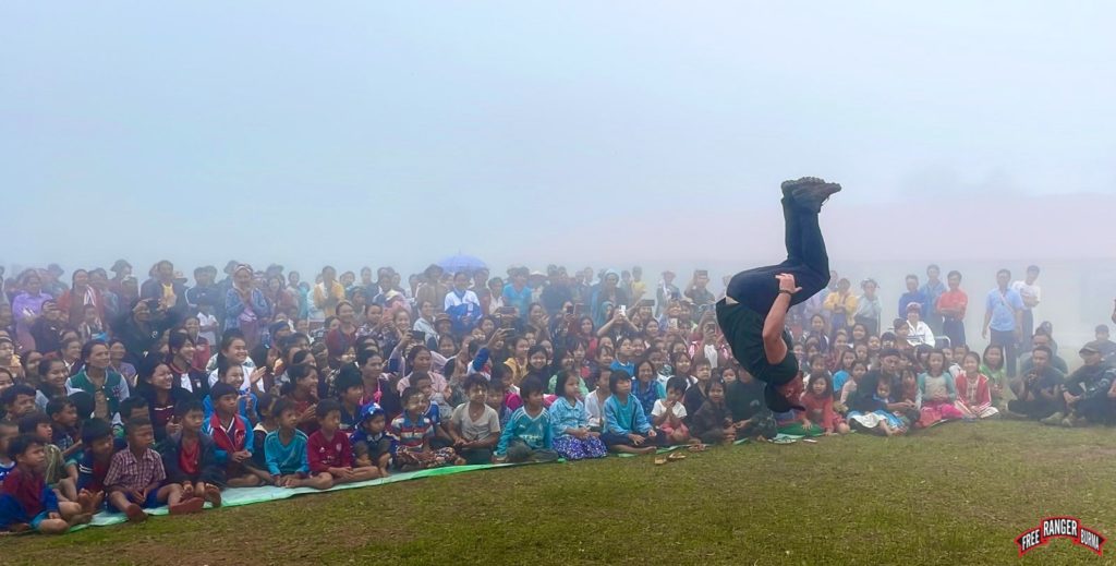 Dancing at a GLC program.