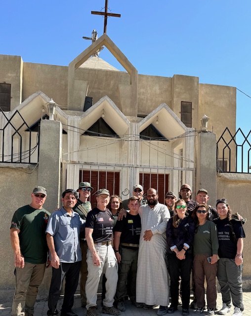 A church FBR rebuilt in Raqqa.