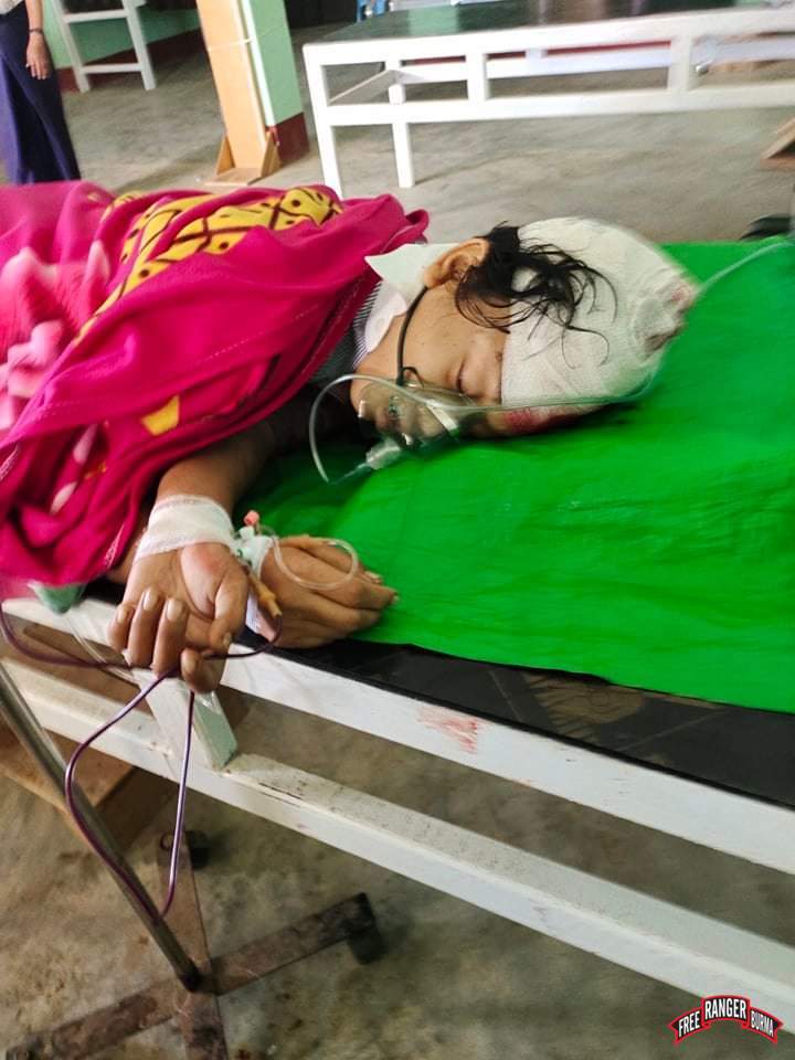 Elizabeth after being treated by the local medics.