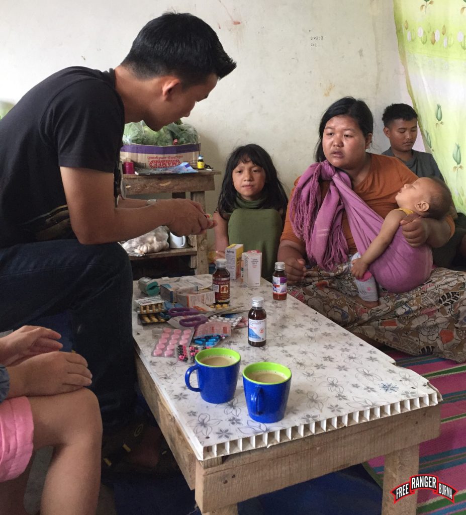 Medical clinic at Zote Camp.