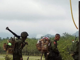 Burma Army Attacks the Karen; Soldiers Reinforced and Villagers Without Aid