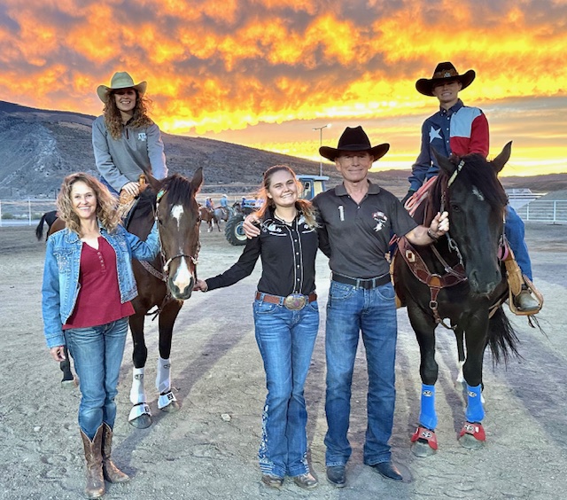 Family rodeo, Cody, Wyoming.