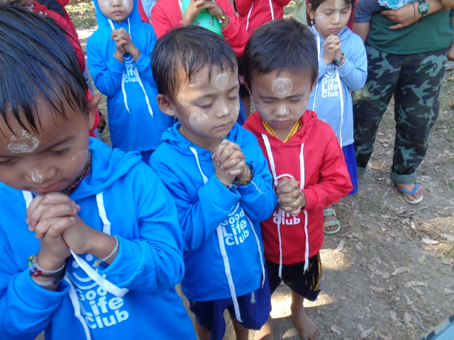 Each child receives a Good Life Club shirt to remind them of Jesus' hope and that they are not forgotten.