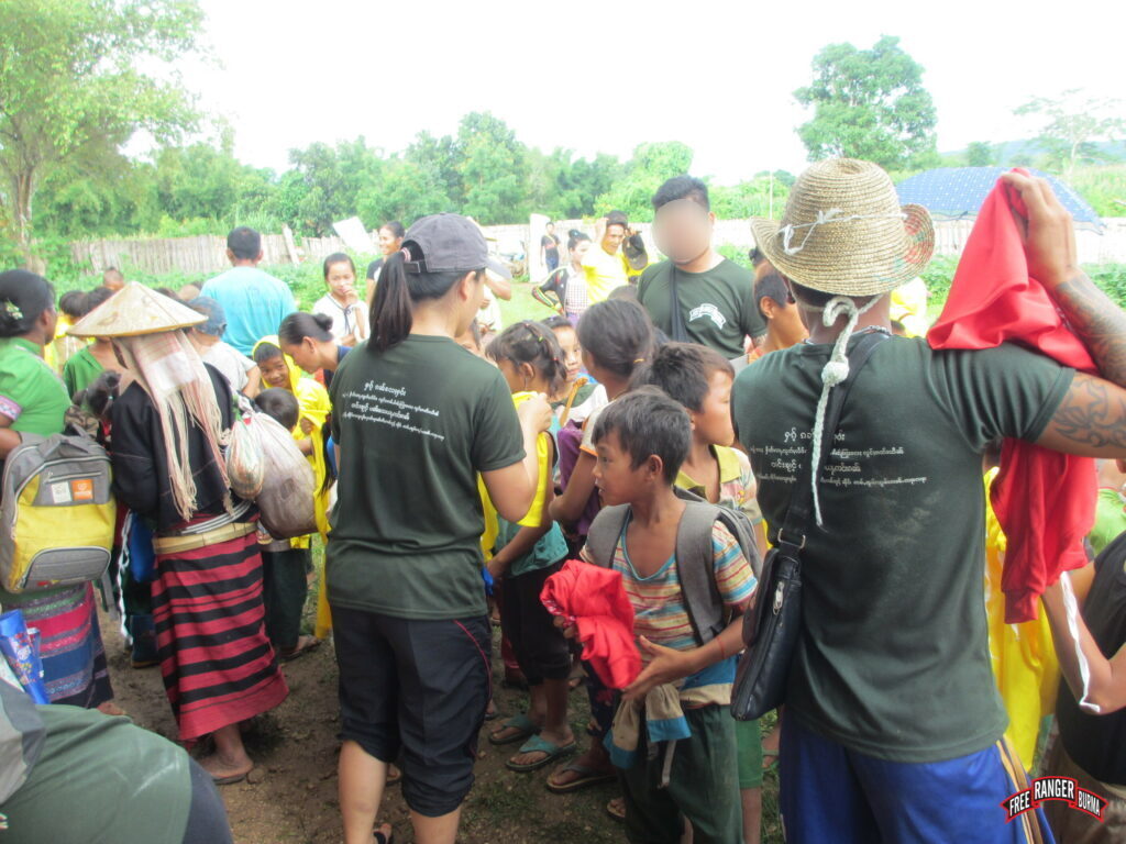 Nu on mission with FBR team in Shan State.