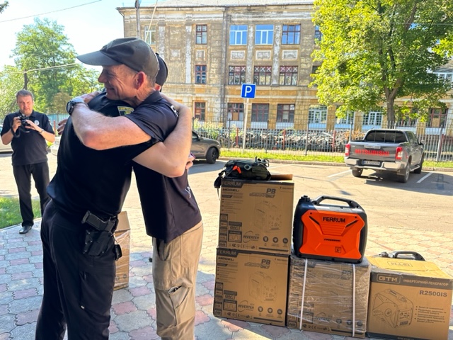 Generators for the police.