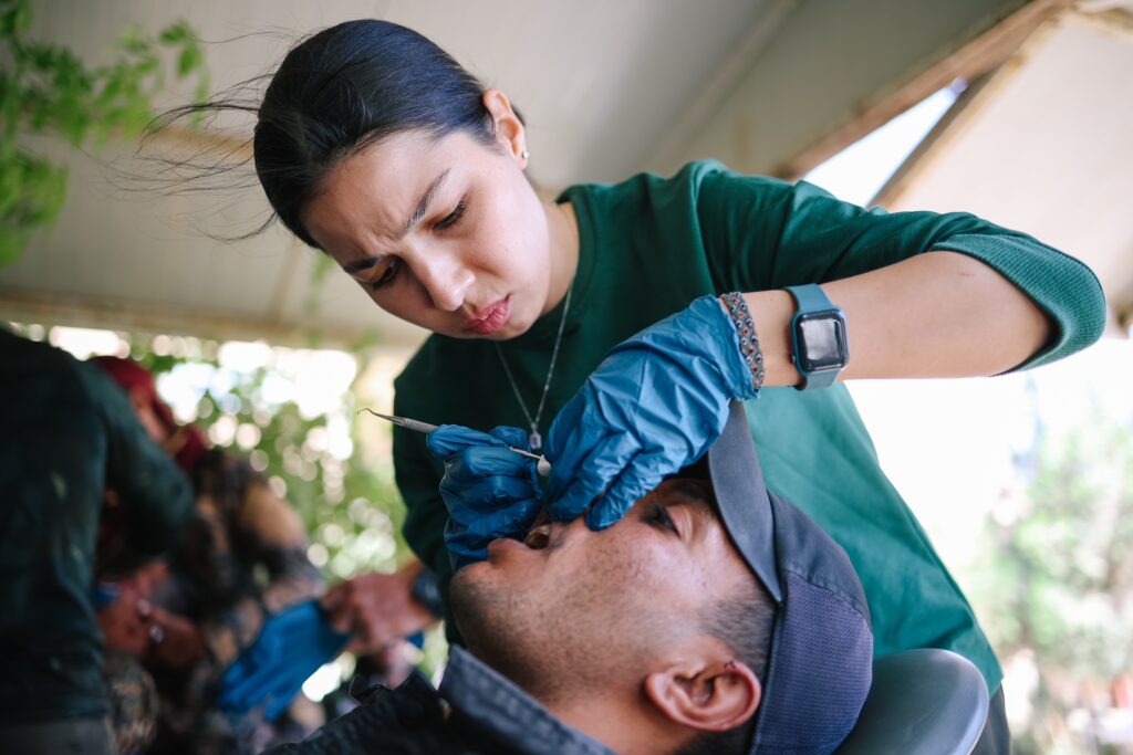 Medical clinic in Syria. 