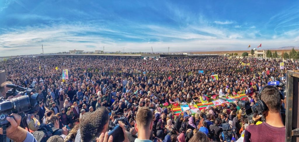 The FBR team was able to attend the funeral and comfort the families of the 11 civilians who were killed during the airstrike.