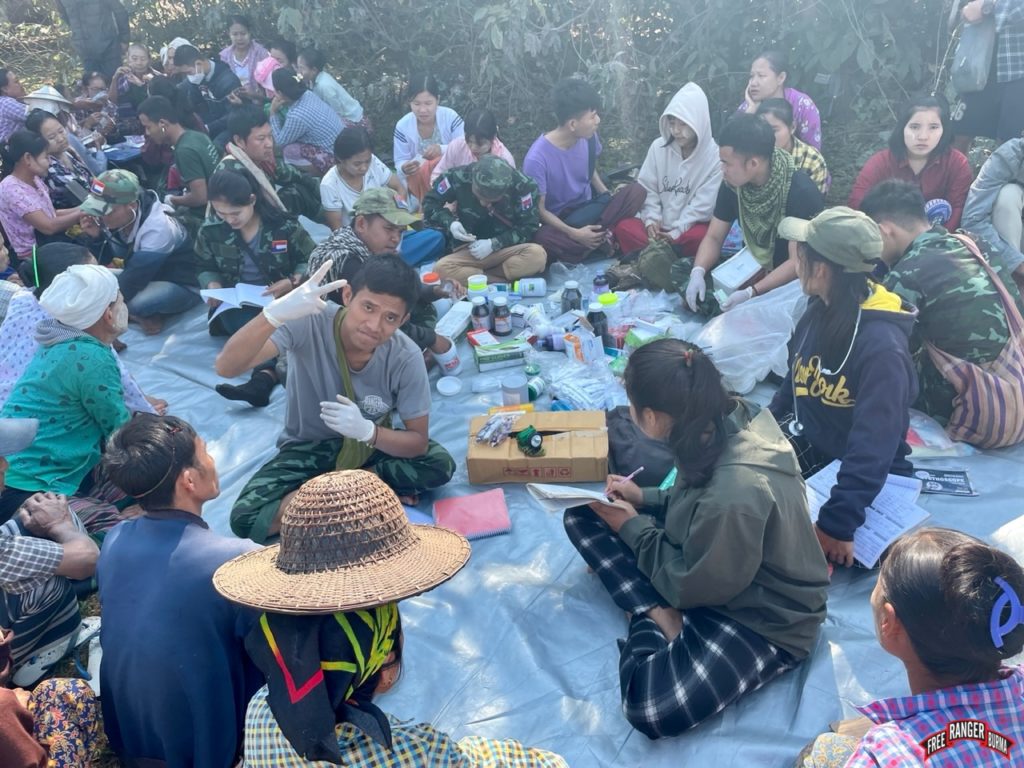 FBR medics busy treating patients during village programs.
