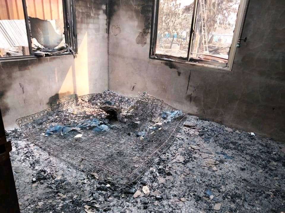 One of the burned houses in Chaungkhuah Village.