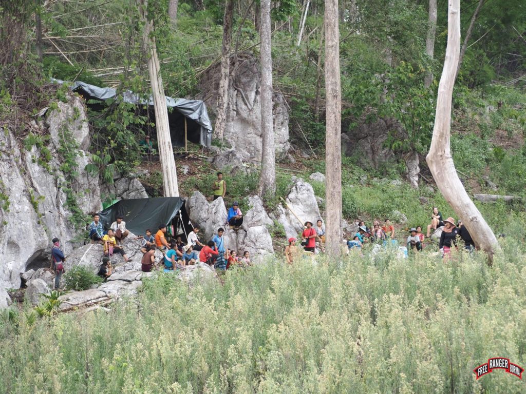 IDPs hiding in the rocks