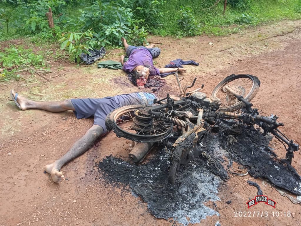 Law Mu Per villagers, killed by the Burma Army as they overran the village.