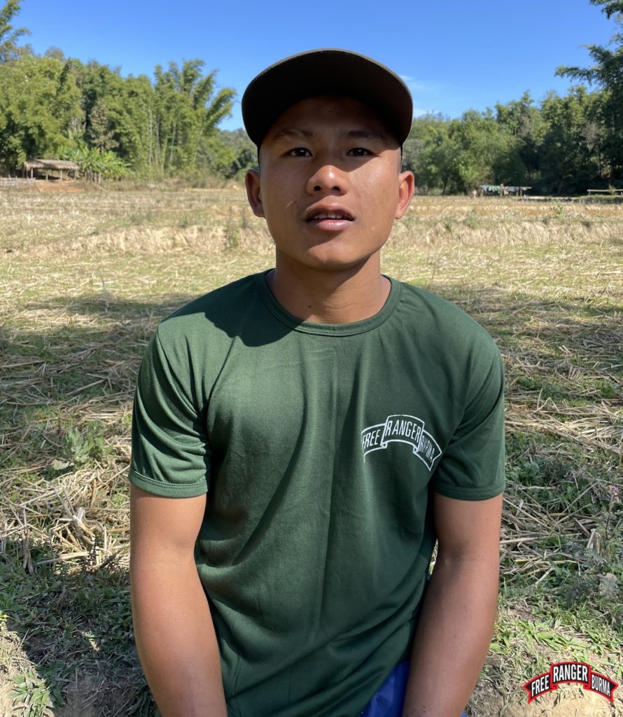 Saw Ney Htoo is 18 years old and from Karenni State. Before the coup, he was helping his family farm. When asked why he wanted to get baptized he said, “I want to obey God and have faith in him.” He asks for prayer for his family, specifically for his mother and father who he has not seen in a while. 