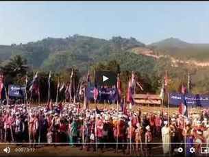 Karen People of Burma Protest Against Burma Army Coup and Military Occupation