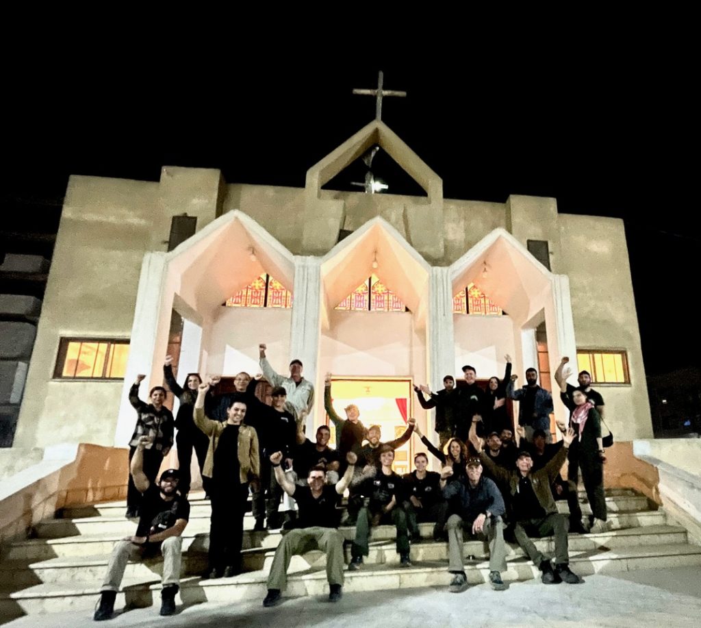 Church ISIS destroyed, now rebuilt, in Raqqa.