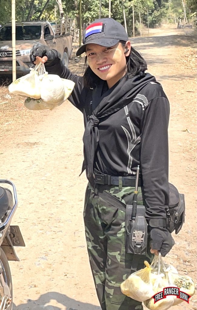 Elizabeth on mission.