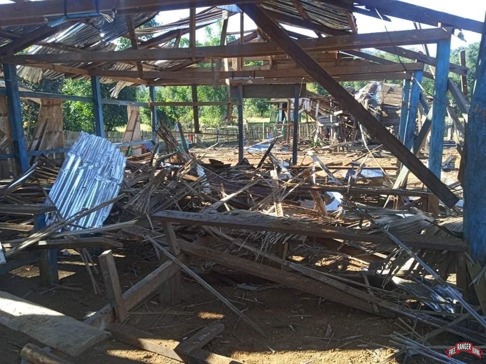 Aftermath of the bombings.