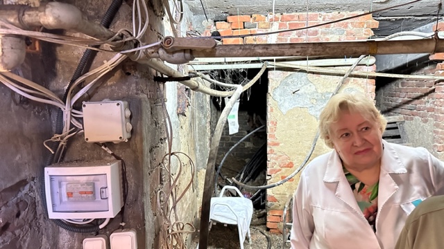 Underground medical care.