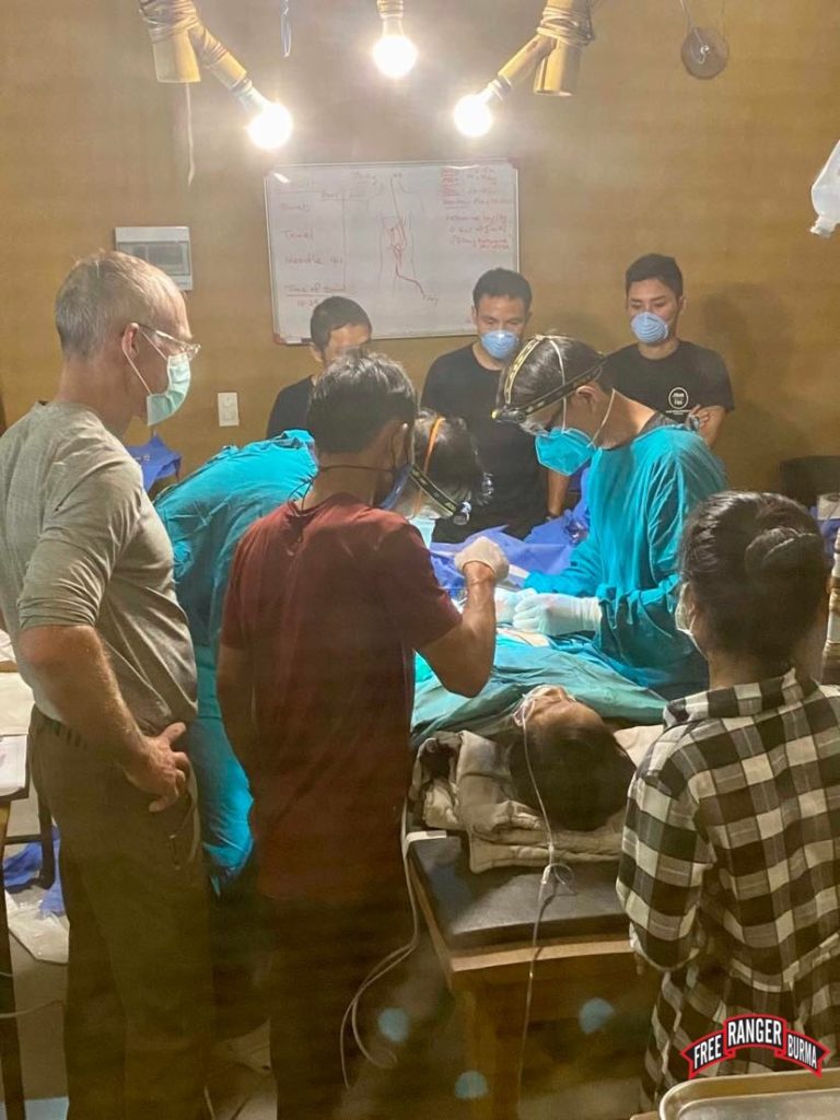 Photos of the work done by the visiting surgical team at JSMK.