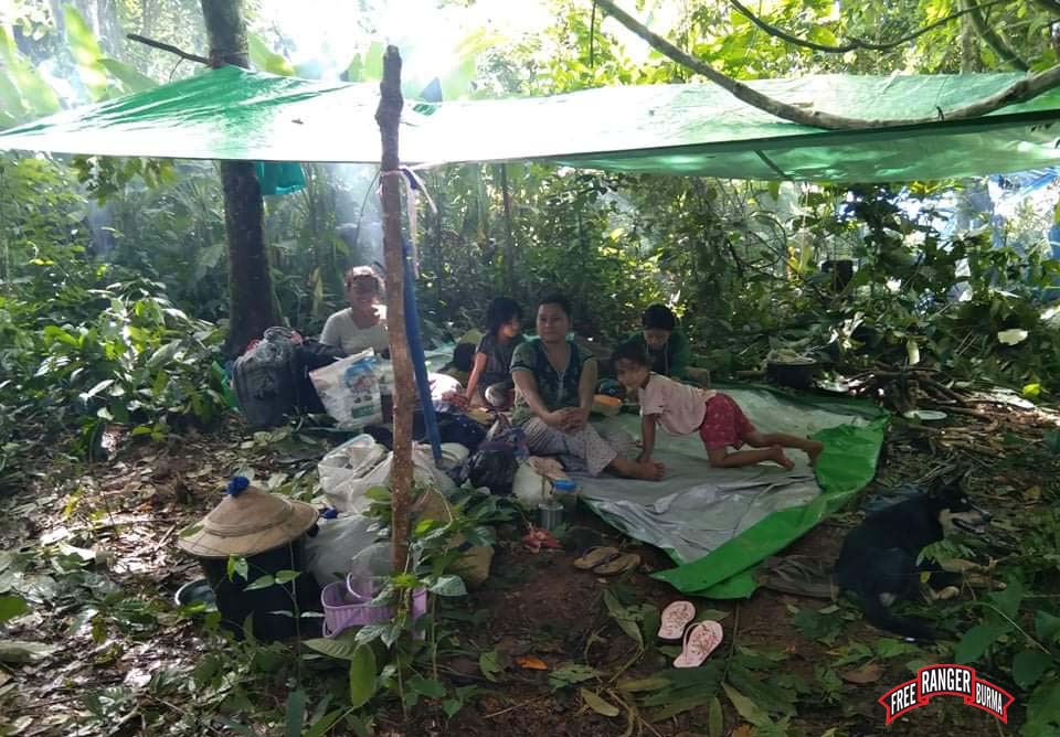 IDPs in their shelters in hiding