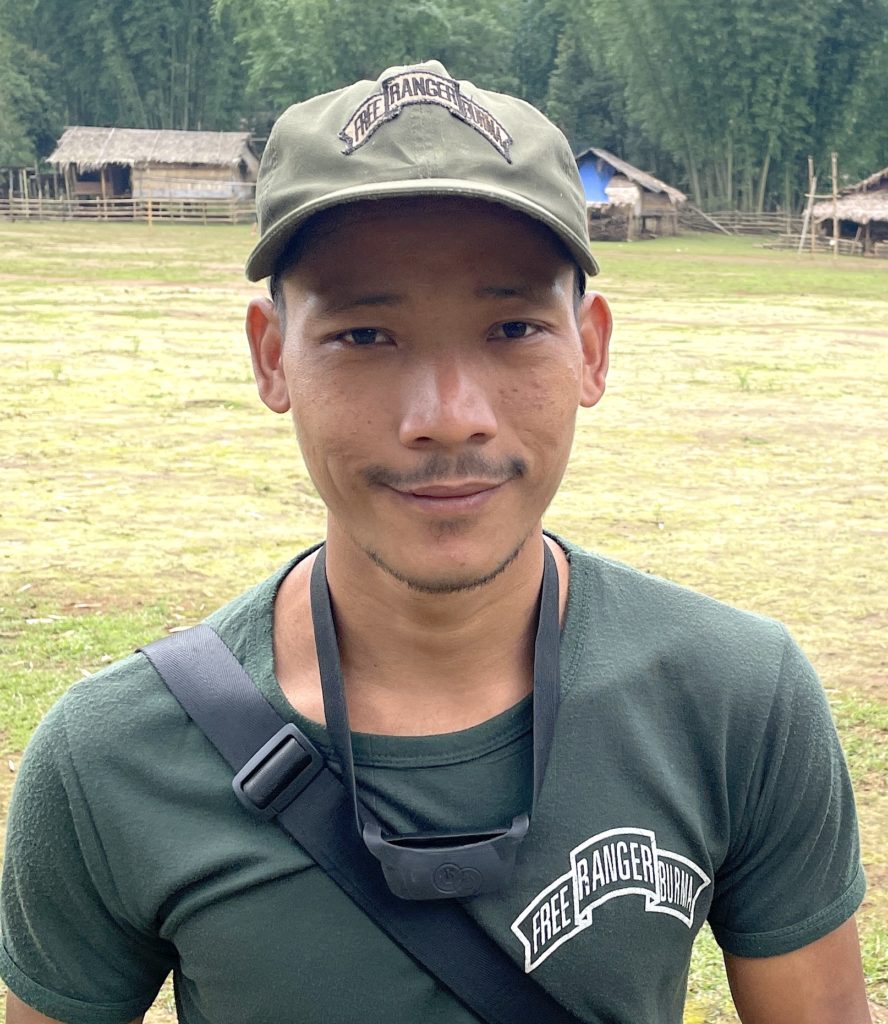 Thant Zaw Htwe in Karen State after a GLC program.