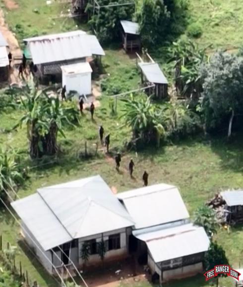 Burma Army troops looting homes, house to house.