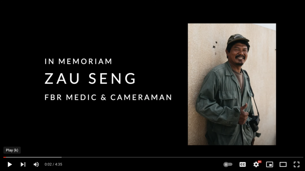 Click on Video above: Remembering Kachin Ranger Zau Seng, Who Was Killed By Turkish-Supported Free Syrian Army Attack.