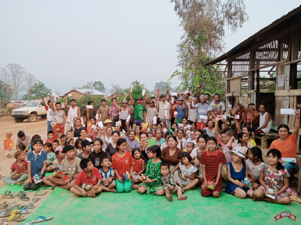 One of the nine IDP camps that received funds from the FBR team.