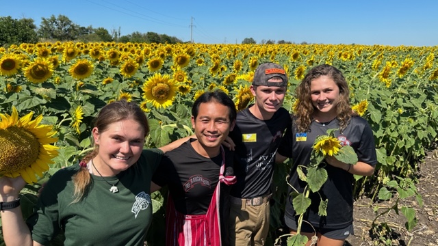 Sunflowers and the beauty of Ukraine.
