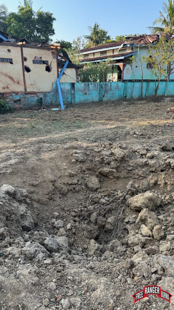 Bombed church at Ye Ley on the Sittaung River.
