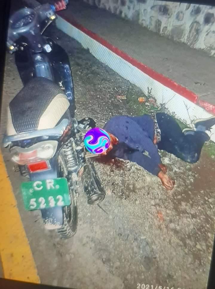 Go Sian Mung, father of two, shot dead by Burma Army soldiers while riding home on his motorbike.