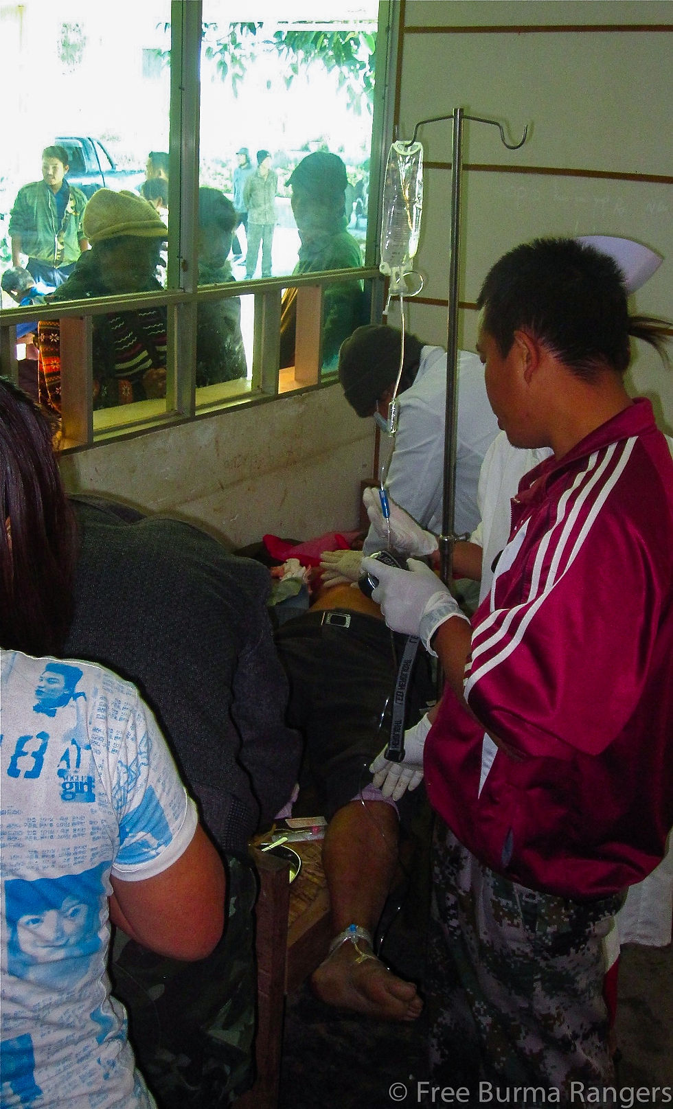 Malang Yaw in his last moments at the hospital.