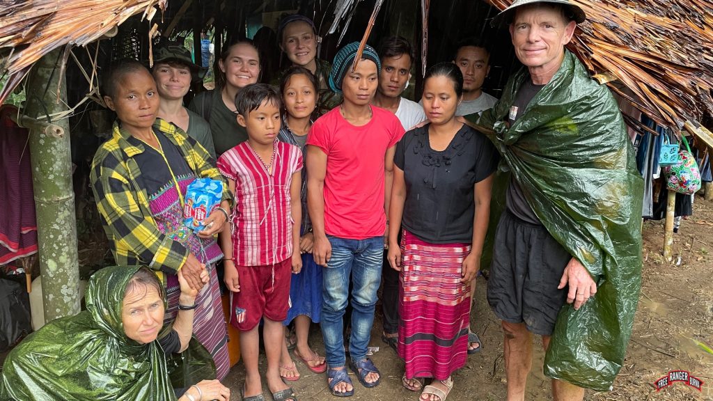 Eubank family with Saw Pah Kee Bu's family.