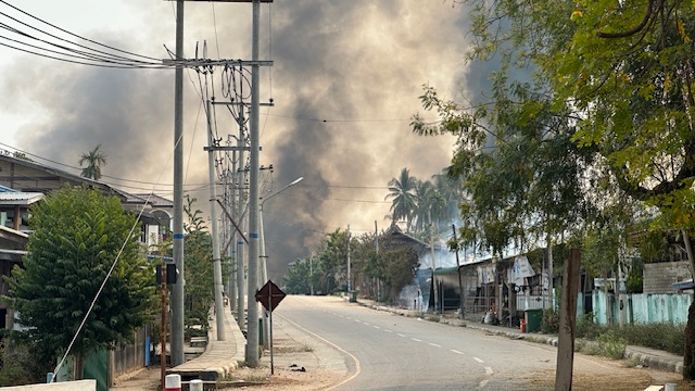 Pasaung burning.