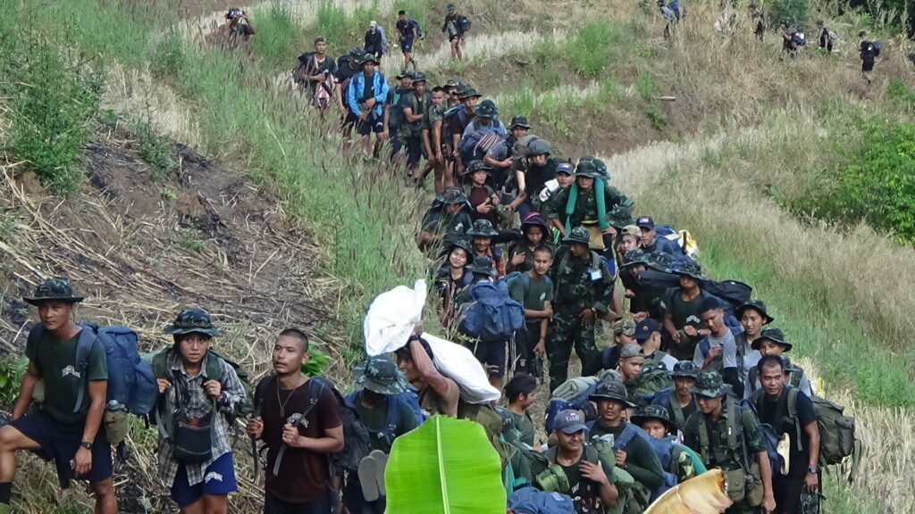 After training, Rangers embarked on their mission to spread help, hope, and love to local communities