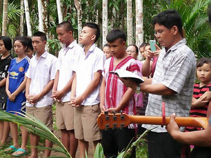 Bueng Klung Hostel Students Baptized