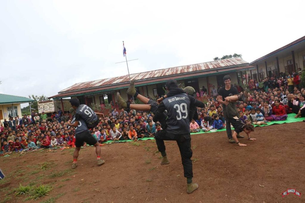 Rangers at a Good Life Club Program.