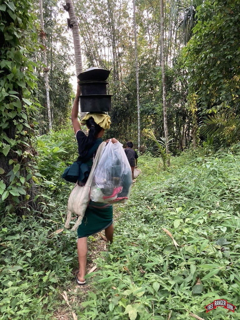 IDPs along the Burma-Thai border April 2022.