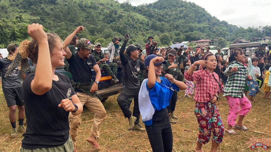 Dancing at a GLC program.