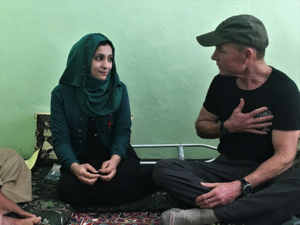 Dave and Khofran share their memories of the day she was rescued.